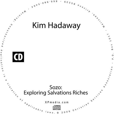 Sozo: Exploring Salvation Riches - Kim Hadaway - MP3 Teaching